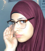 INSTANT HIJAB GLASS KNIT OR JERSEY  (All Colours)